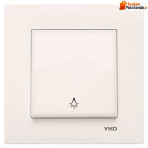 Viko Karre/Meridian Krem Light Mekanizma (Çerçeve Hariç) 90967203
